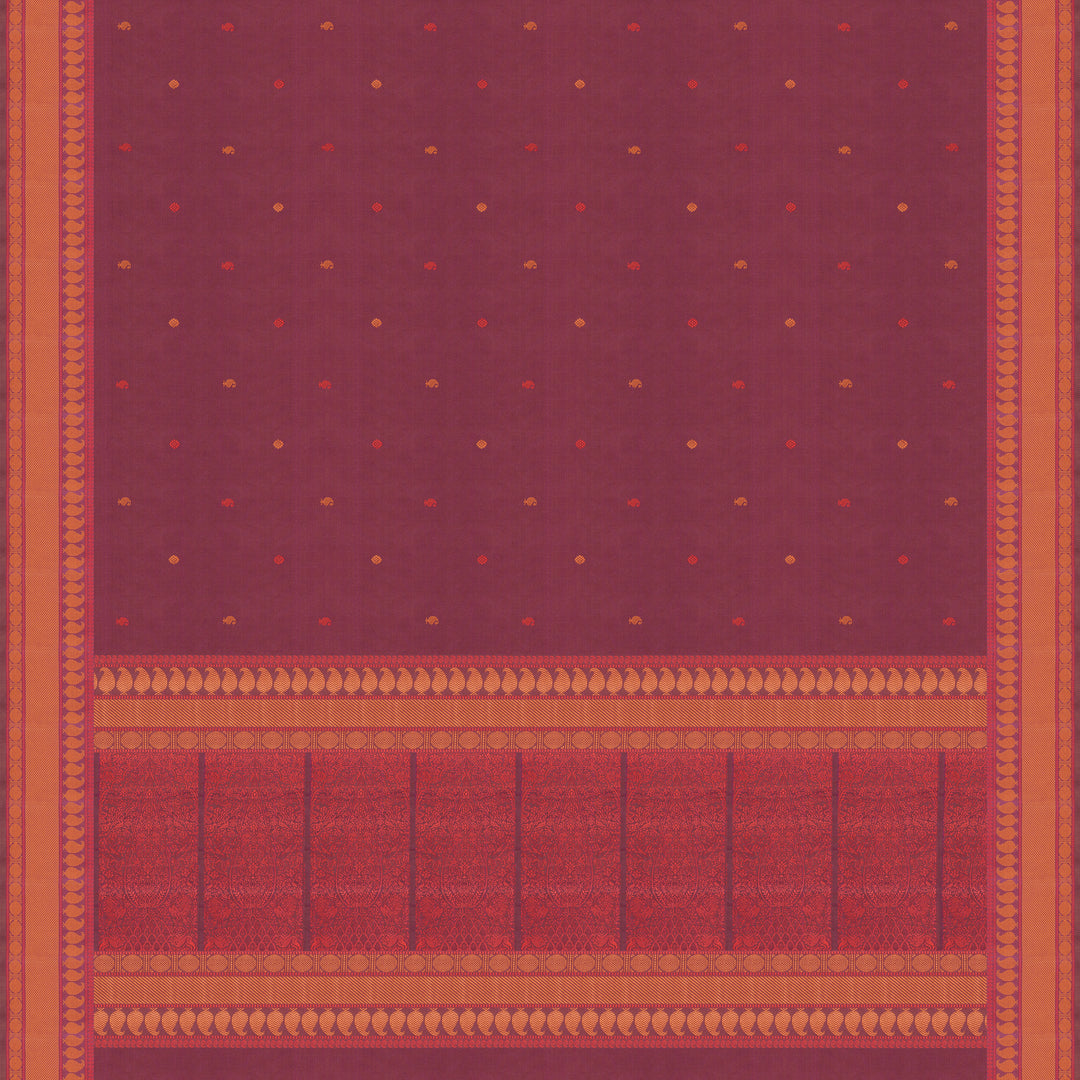 Handwoven Pink Kanjivaram Silk Saree - 2220T010705DSC
