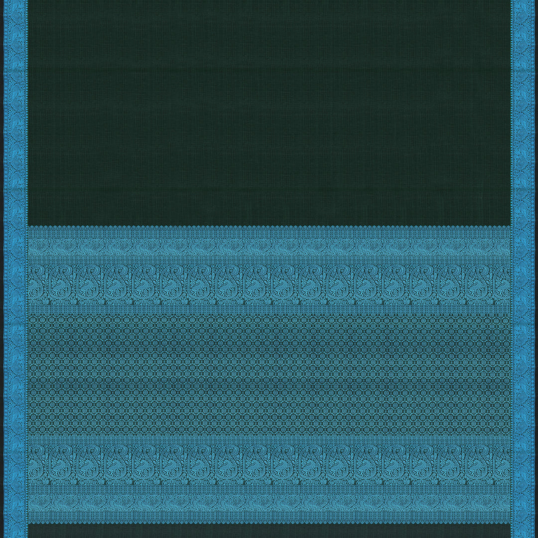 Handwoven Green Kanjivaram Silk Saree - 2241T010706DSC