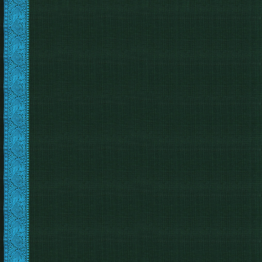 Handwoven Green Kanjivaram Silk Saree - 2241T010706DSC