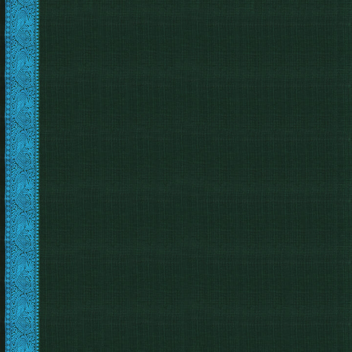 Handwoven Green Kanjivaram Silk Saree - 2241T010706DSC