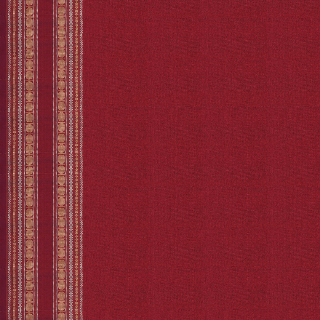 Handwoven Mauve with Red Kanjivaram Silk Saree - 2245T010868DSC