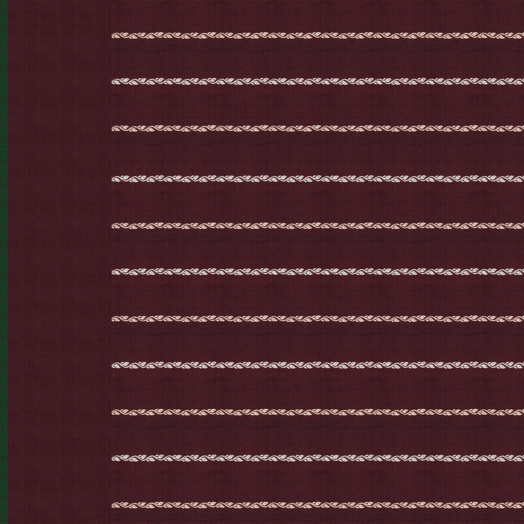 Handwoven Maroon Banarasi Silk Saree - 2423N028516DSL