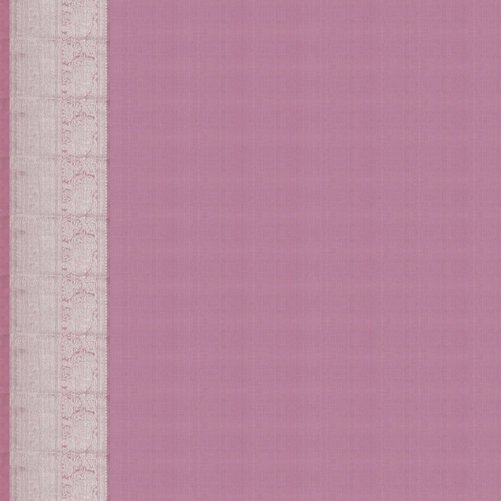 Handwoven Beige with Pink Kanjivaram Silk Saree - 2315T010895DSC