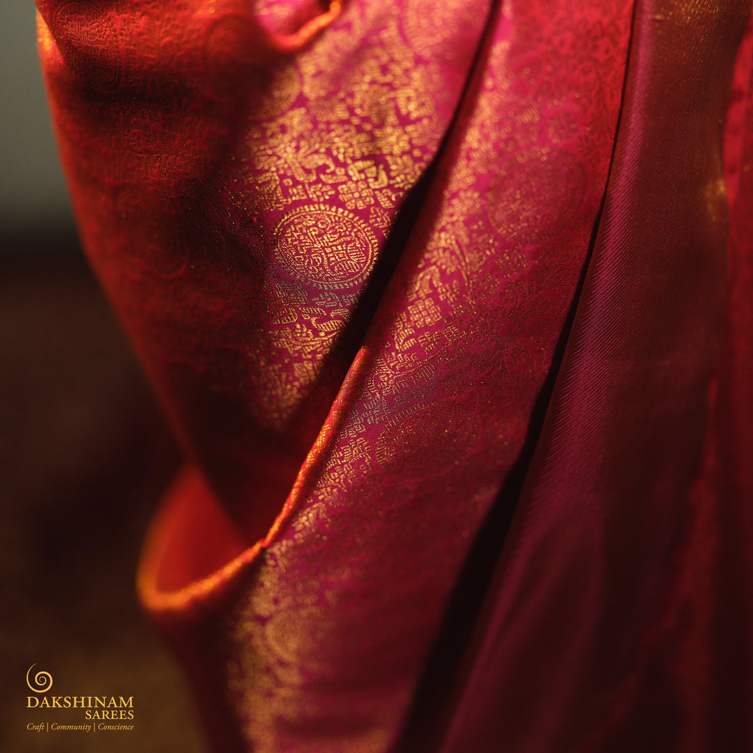 Body design of Handwoven Kanjivaram Silk Saree