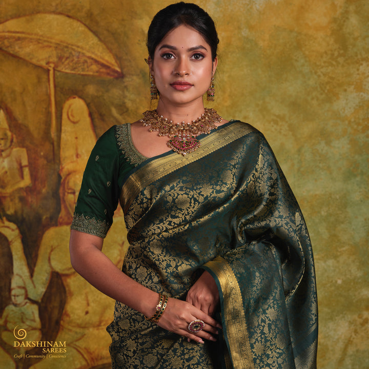 Body design of  Handwoven Kanjivaram Silk Saree