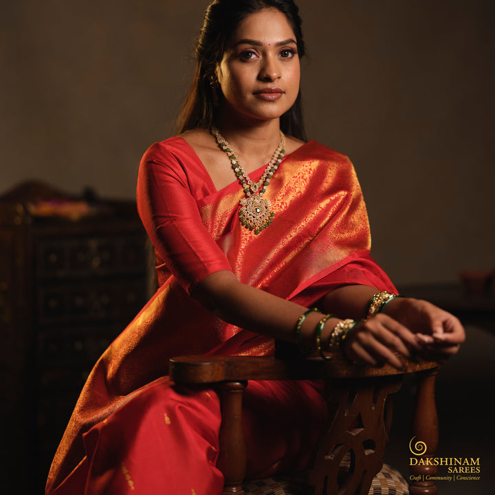 Body design of  Handwoven Kanjivaram Silk Saree