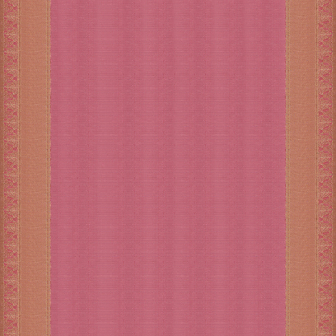 Handwoven Green with Pink Kanjivaram Silk Saree - 1705T005932DSC